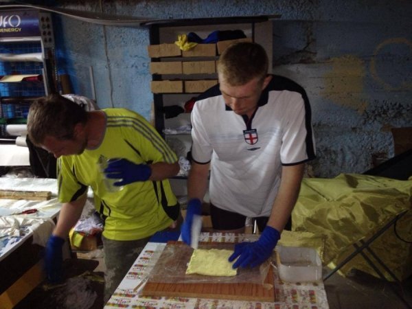 На Волині налагодили виробництво касок для наших бійців