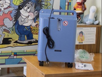 На Волині підприємець придбав для дитячого відділення лікарні кисневий концентратор