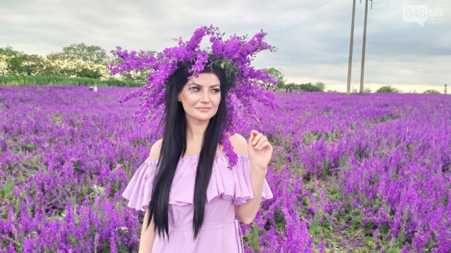 Під Одесою фотолюбителі знищують унікальне поле фіолетових квітів