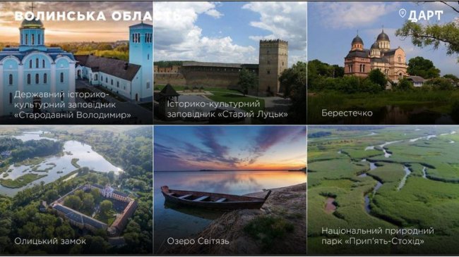 «Родзинки» Волині потрапили до «Туристичних магнітів» України