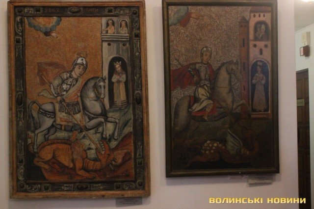 Святі воїни: у Луцьку відкрили виставку унікальних ікон