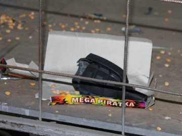 У Луцьку на складі «Нової пошти» вибухнули пейнтбольні гранати. ФОТО
