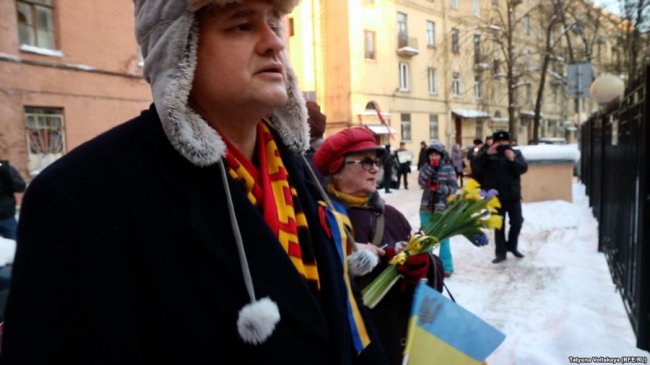 На батьківщині Путіна провели акцію на підтримку України