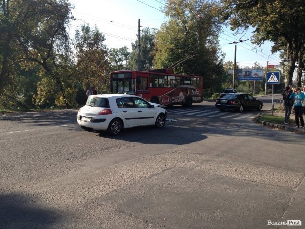 У Луцьку трапилася ДТП. ФОТО