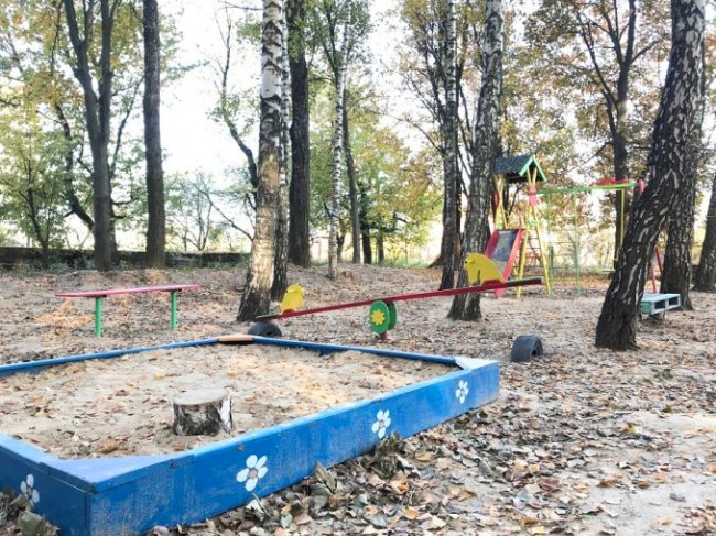 З турботою про малечу: волинські лісівники облаштували дитмайданчик. ФОТО