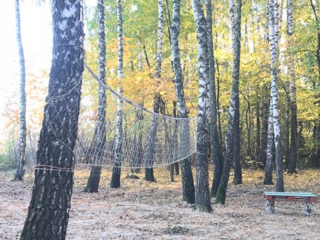 З турботою про малечу: волинські лісівники облаштували дитмайданчик. ФОТО