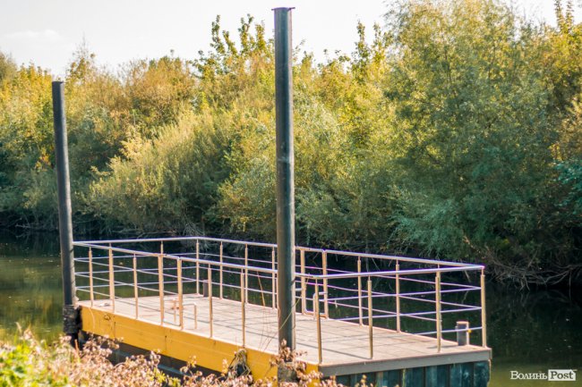 У Луцьку на Стиру облаштували ще один причал. ФОТО