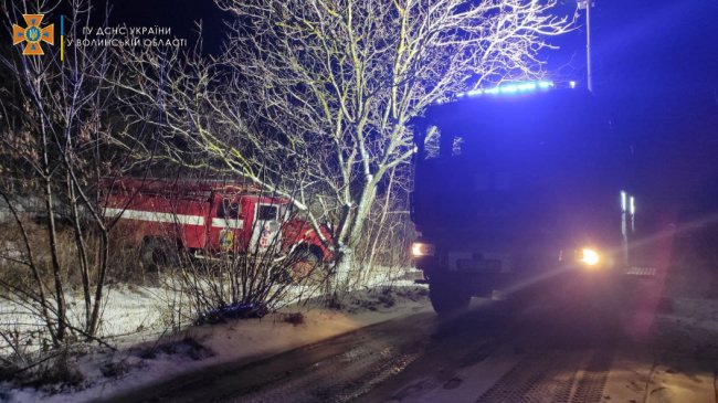 На Волині горіла хата-пустка. ВІДЕО