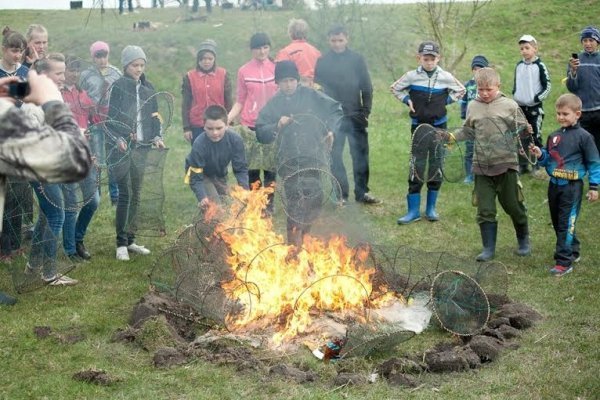 На Волині браконьєрам влаштували показове спалення. ФОТО