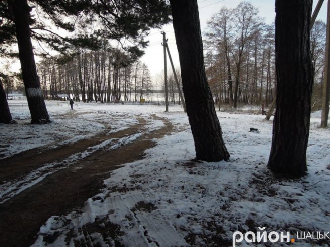 Шацькі озера засипало снігом. ФОТО