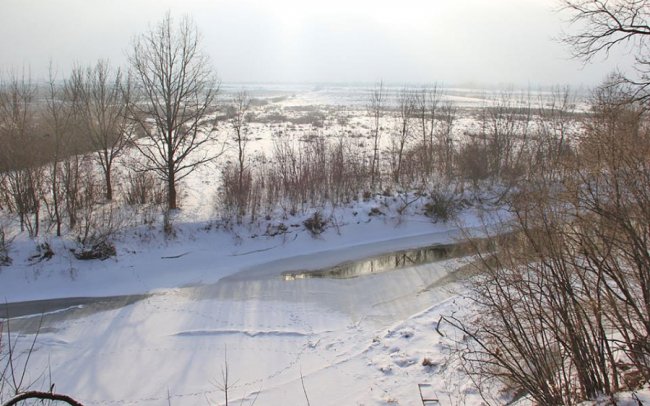 Казковий Стир скувало кригою. ФОТО
