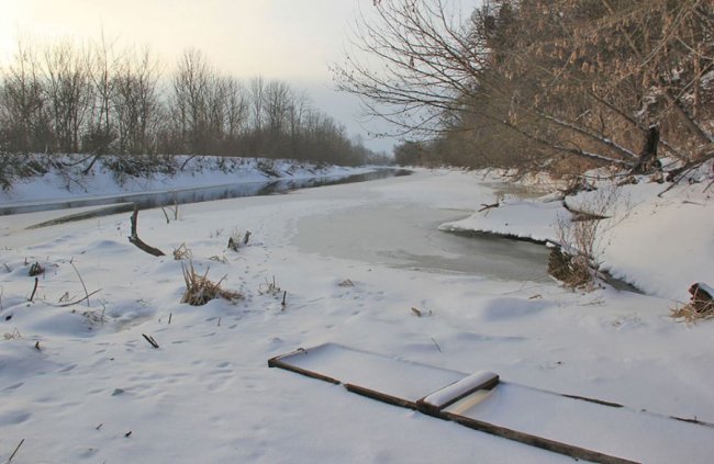 Казковий Стир скувало кригою. ФОТО