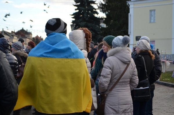 Студентський мітинг у Луцьку. ФОТО. ВІДЕО
