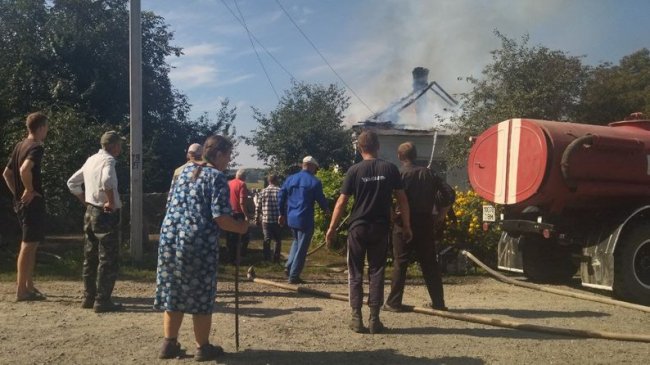 В селі на Волині загорівся приватний будинок. ФОТО