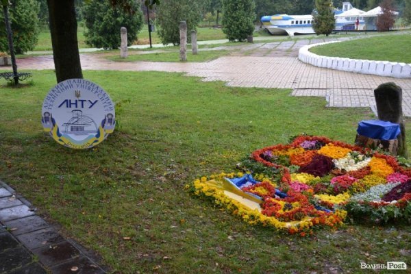 У Луцьку  - квіткова виставка до Дня Незалежності. ФОТО