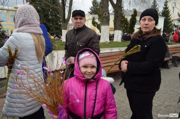 Лучани святкували Вербну неділю. ФОТО
