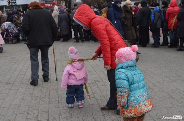 Лучани святкували Вербну неділю. ФОТО