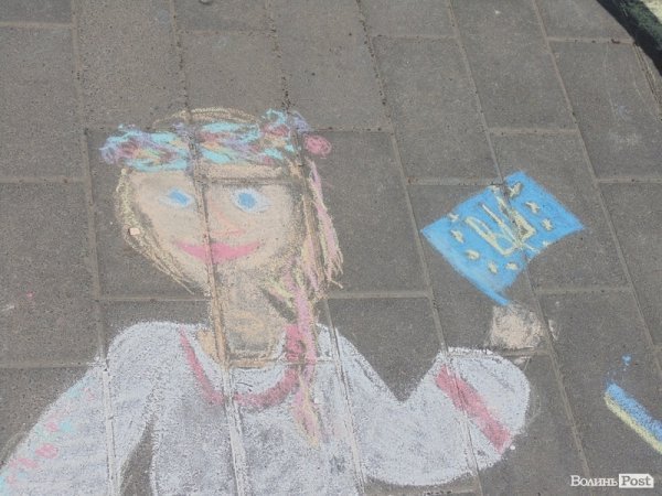 Центр Луцька розмалювали по-європейськи. ФОТО