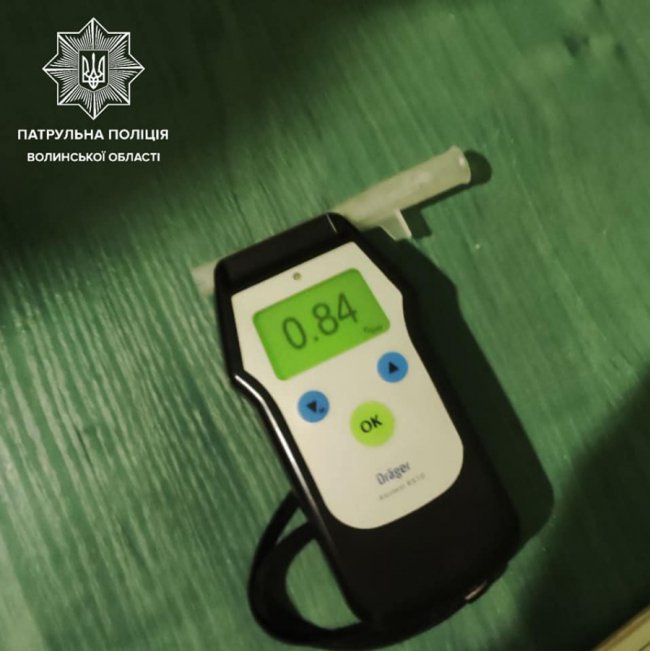 На Волині затримали п’яну водійку. ФОТО