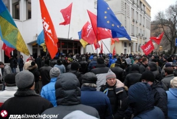 Пікет МВС у Києві. ФОТО