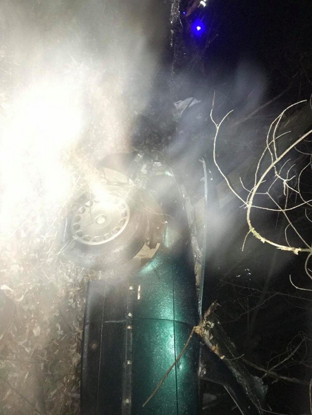 Під Луцьком кілька машин злетіли в кювет. ФОТО