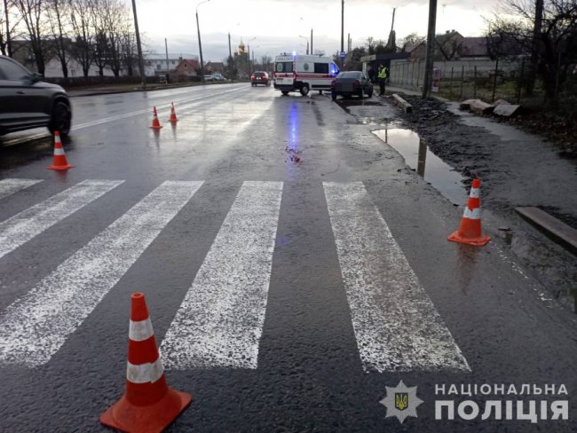 У Луцьку п'яний водій збив на пішохідному переході 45-річну жінку та 10-річну дівчинку