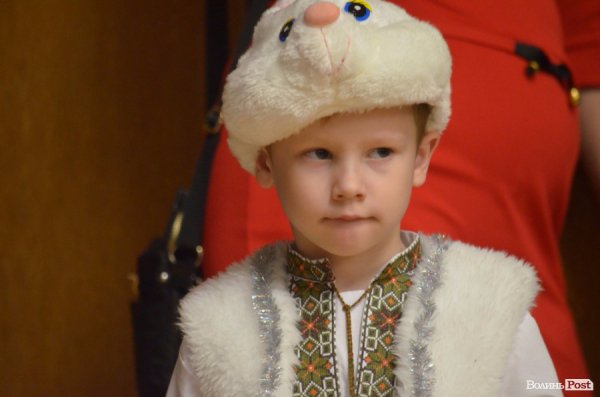  Ялинка, цукерки та мультяшні лемури: луцьким дітям влаштували новорічне свято