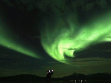Північне сяйво в Норвегії. ФОТО