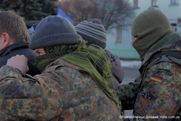 «Правий сектор» тренувався у Нововолинську. ФОТО