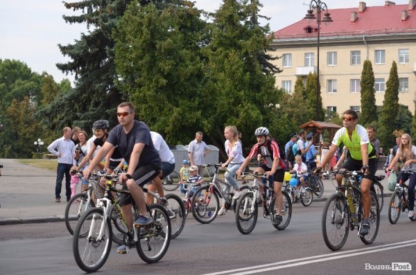 У Луцьку відбувся патріотичний велопробіг. ФОТО