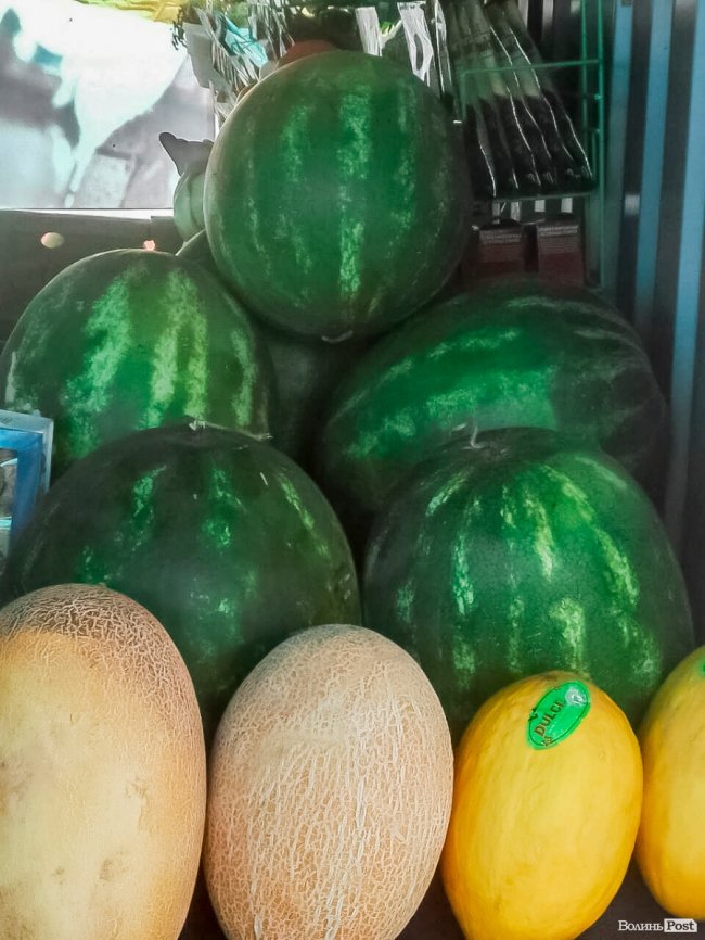 Від і до: скільки у Луцьку коштують кавуни і дині