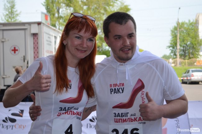 У Луцьку відбувся унікальний для міста «Забіг на шпильках». ФОТО
