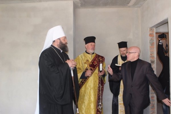 У Луцьку заклали капсулу під будівництво житла для сімей загиблих бійців АТО. ФОТО