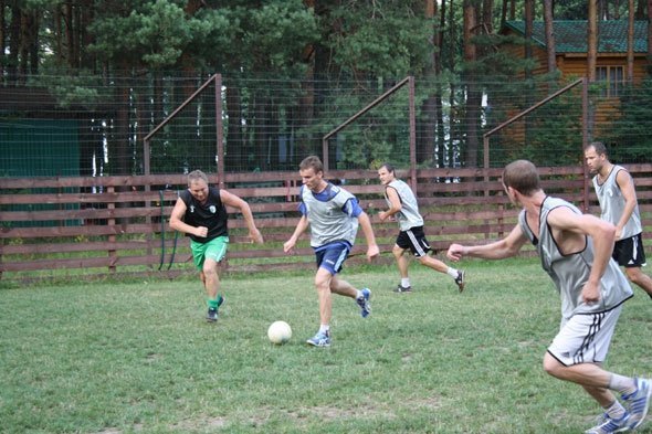 Львівський футбольний клуб тренується на Волині. ФОТО