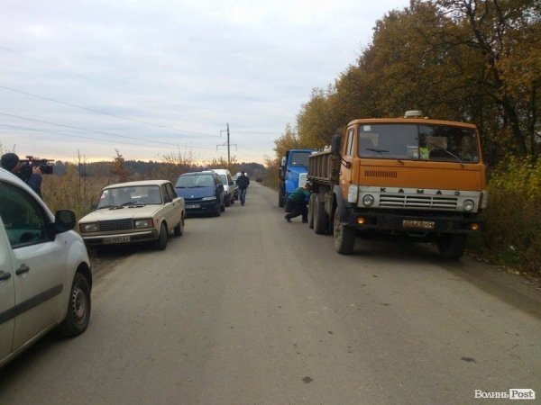 У селі під Луцьком - мітинг проти печі 
