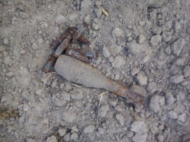 Волинянин під час відпочинку на річці знайшов міну