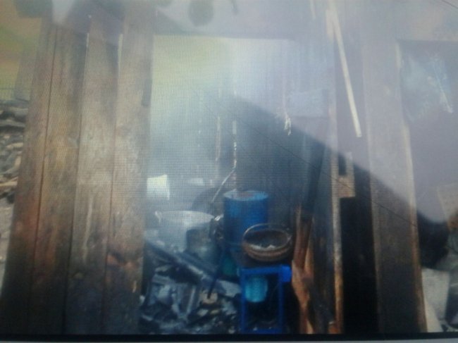 У селі на Волині горіла господарська споруда. ФОТО