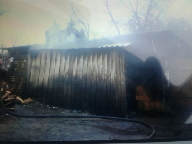 У селі на Волині горіла господарська споруда. ФОТО