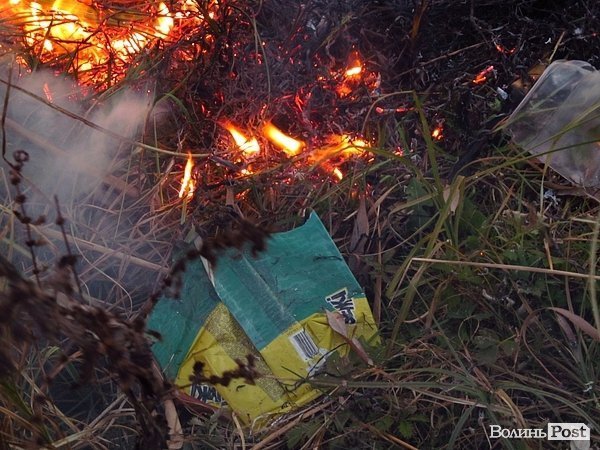 У Луцьку - чергова пожежа Гнідавського болота. ФОТО. ОНОВЛЕНО