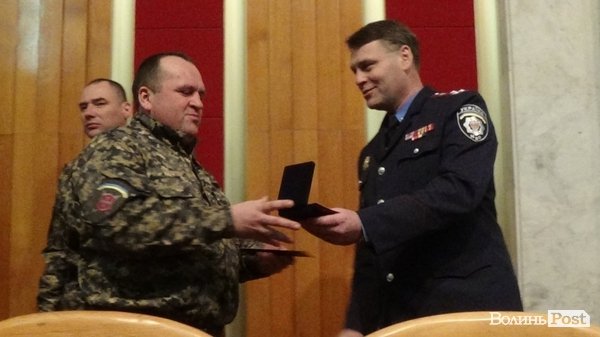 У Луцьку нагородили бійців роти «Світязь». ФОТО