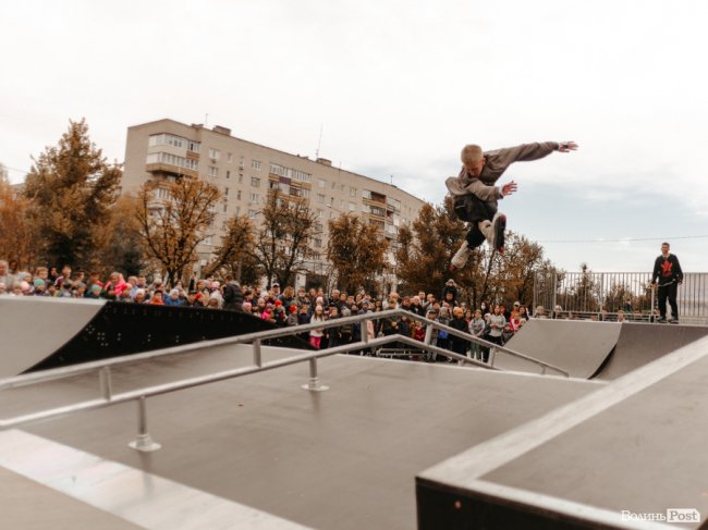 У Луцьку відкрили перший урбан-парк «Молодіжний». ФОТОРЕПОРТАЖ