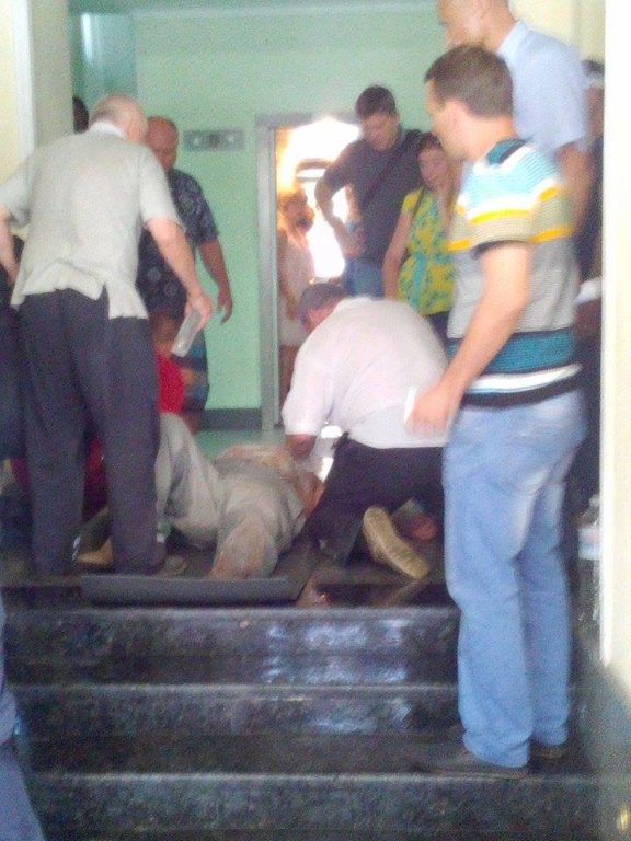 У Києві голодуючий шахтар підпалив себе. ФОТО. ВІДЕО