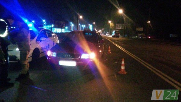 Аварія у Луцьку: нетверезий пішохід влетів під авто