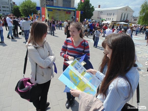 Центр Луцька розмалювали по-європейськи. ФОТО