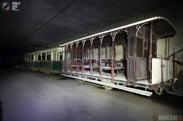 Cховище громадського транспорту в Бельгії. ФОТО