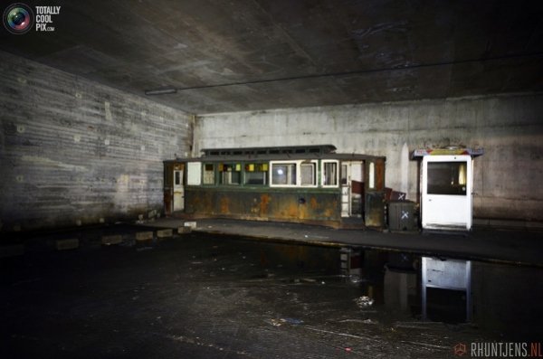 Cховище громадського транспорту в Бельгії. ФОТО