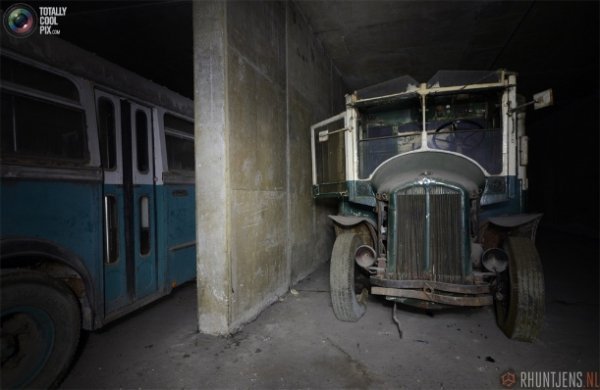 Cховище громадського транспорту в Бельгії. ФОТО