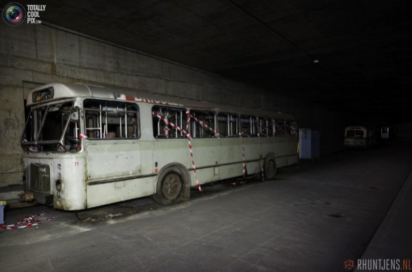 Cховище громадського транспорту в Бельгії. ФОТО