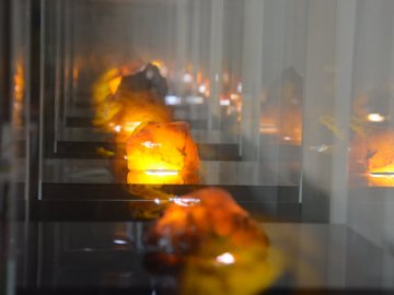 У Волиньраді – виставка бурштину, який згодом планують продати на аукціоні 