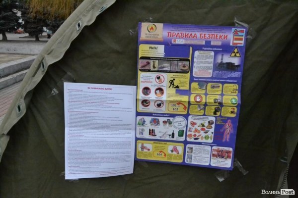 У центрі Луцька навчають, як уберегтися від «сюрпризів» терористів. ФОТО